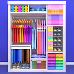 Взлом Fill the Closet: Organize Game (Фил зе Клозет)  [МОД Mega Pack] - стабильная версия apk на Андроид