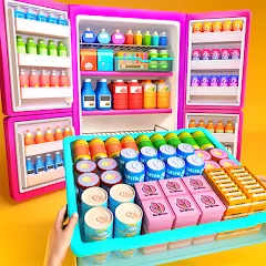 Скачать взломанную Fill Up Fridge：Organizing Game  [МОД Бесконечные монеты] - последняя версия apk на Андроид
