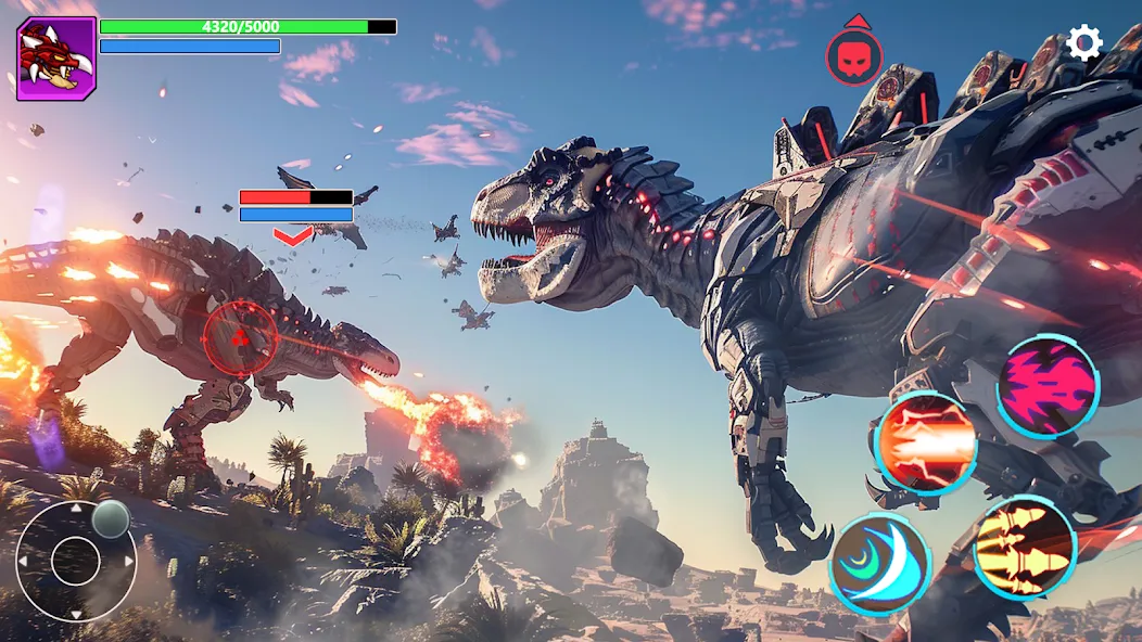 Mech War: Jurassic Dinosaur (Мех Батл)  [МОД Все открыто] Screenshot 5