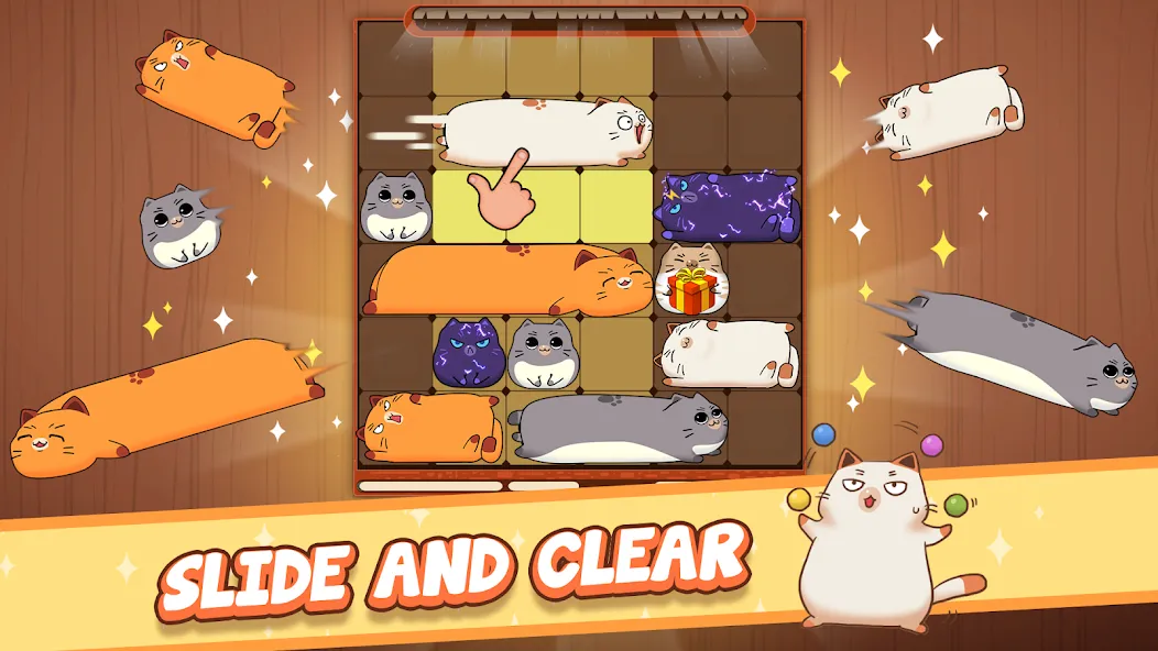 Haru Cats: Cute Sliding Puzzle (Хару Кэтс)  [МОД Menu] Screenshot 1
