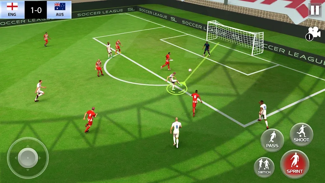 Play Football: Soccer Games (тар Футбол 23)  [МОД Много монет] Screenshot 2