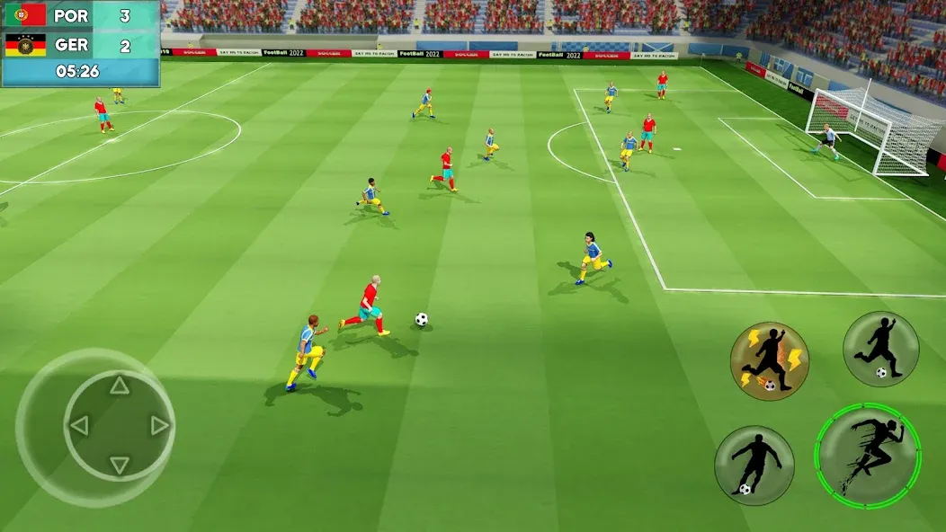 Play Football: Soccer Games (тар Футбол 23)  [МОД Много монет] Screenshot 3