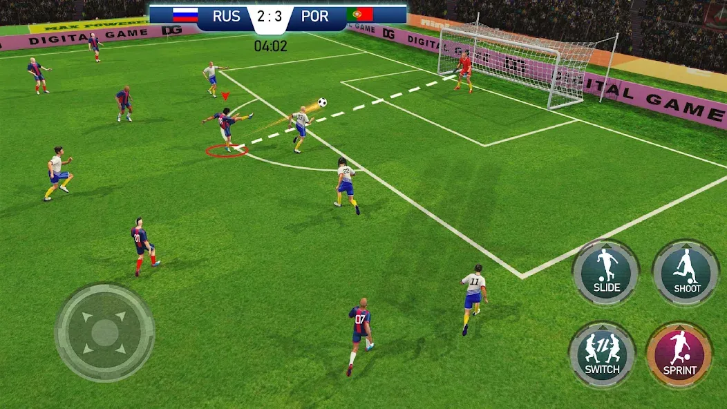 Play Football: Soccer Games (тар Футбол 23)  [МОД Много монет] Screenshot 5