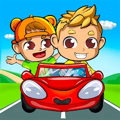 Скачать взломанную Vlad and Niki: Car Games  [МОД Unlocked] - последняя версия apk на Андроид