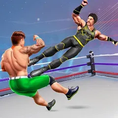 Взломанная Tag Team Wrestling Game (Таг Тим Реслинг Гейм)  [МОД Mega Pack] - стабильная версия apk на Андроид