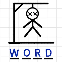 Взлом Hangman Words:Two Player Games  [МОД Unlocked] - последняя версия apk на Андроид