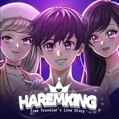 Скачать взломанную HaremKing - Waifu Dating Sim (ХаремКинг)  [МОД Много монет] - стабильная версия apk на Андроид