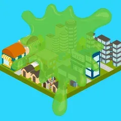 Взломанная Bloated Slime (Блоуэтед Слайм)  [МОД Все открыто] - стабильная версия apk на Андроид