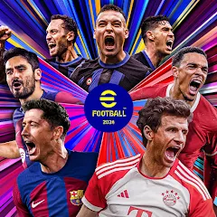 Взломанная eFootball™ 2024 (ИФутбол 2023)  [МОД Unlocked] - стабильная версия apk на Андроид