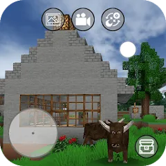 Взлом Mini Block Craft (Мини Блок Ремесло)  [МОД Все открыто] - полная версия apk на Андроид