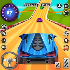 Скачать взлом Nitro Jump - Car Racing (Нитро Джамп Рейсинг)  [МОД Много монет] - стабильная версия apk на Андроид