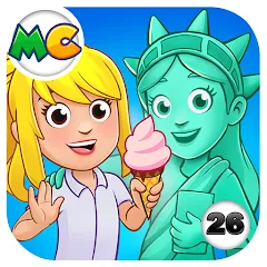 Взломанная My City: NewYork Trip (Мой город)  [МОД Mega Pack] - стабильная версия apk на Андроид
