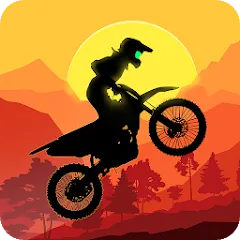 Скачать взломанную Sunset Bike Racer - Motocross (Сансет Байк Рейсер)  [МОД Unlimited Money] - полная версия apk на Андроид