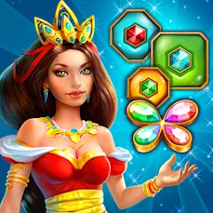 Скачать взлом Lost Jewels - Match 3 Puzzle (Лост Джуэлс)  [МОД Много денег] - полная версия apk на Андроид
