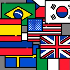 Скачать взломанную Flags of the World + Emblems:  [МОД Все открыто] - последняя версия apk на Андроид