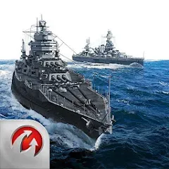Скачать взлом World of Warships Blitz War (Ворлд оф Варшипс Блиц Вар)  [МОД Menu] - стабильная версия apk на Андроид