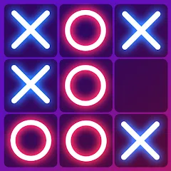 Взлом Tic Tac Toe 2 Player: XO Game (Тик Так Тоу 2 игрока)  [МОД Menu] - последняя версия apk на Андроид