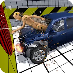 Взломанная Car Crash Test Simulator  [МОД Unlimited Money] - стабильная версия apk на Андроид