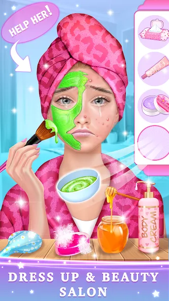 BFF Makeover - Spa & Dress Up  [МОД Unlocked] Screenshot 1