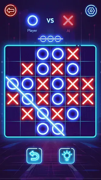 OX Game - XOXO · Tic Tac Toe  [МОД Все открыто] Screenshot 3