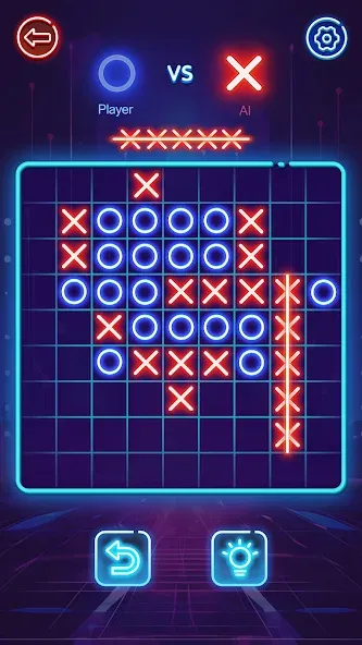 OX Game - XOXO · Tic Tac Toe  [МОД Все открыто] Screenshot 5