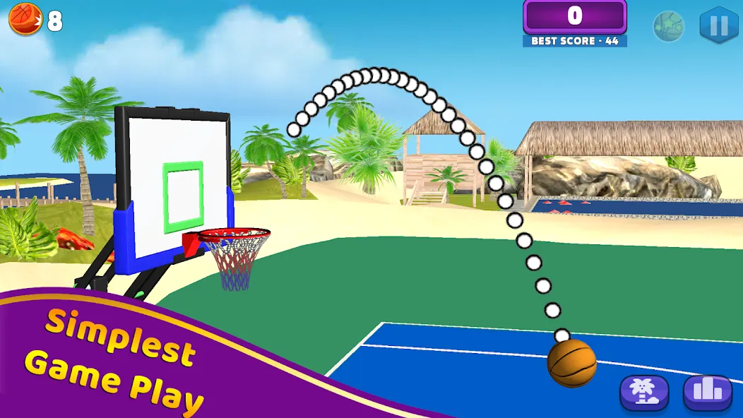 Shoot Challenge Basketball (Шут Челлендж Баскетбол)  [МОД Много монет] Screenshot 1