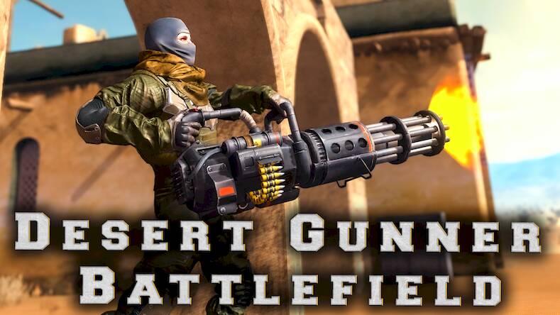 Desert Gunner Machine Gun Game