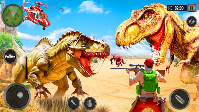 Wild Dino Hunter 3D Gun Games