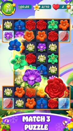 Bloom Rose - Match 3 Puzzles