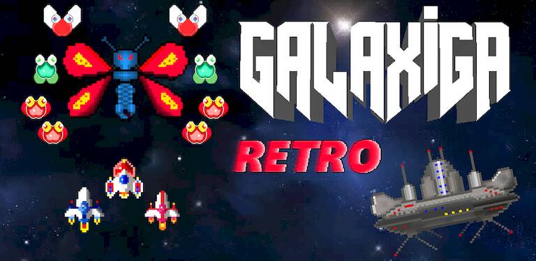 Galaxiga Retro Arcade Action