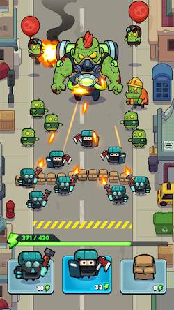 Alien Fight: Police vs Zombie