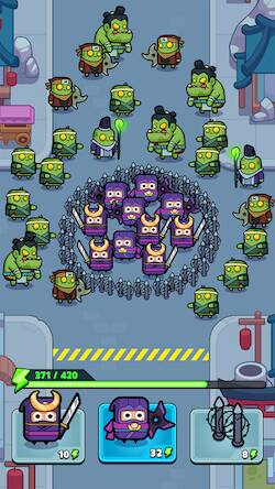 Alien Fight: Police vs Zombie