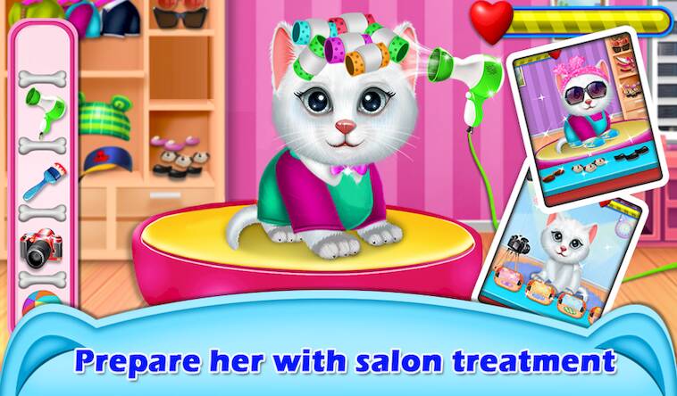 My Kitty Salon Makeover Games