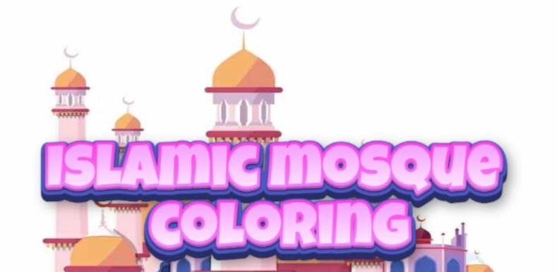 Islamic mosque coloring