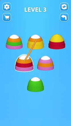 Cozy Knitting: Color Sort Game