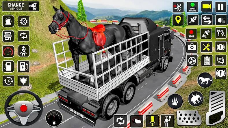 Transport Animals: Truck Games