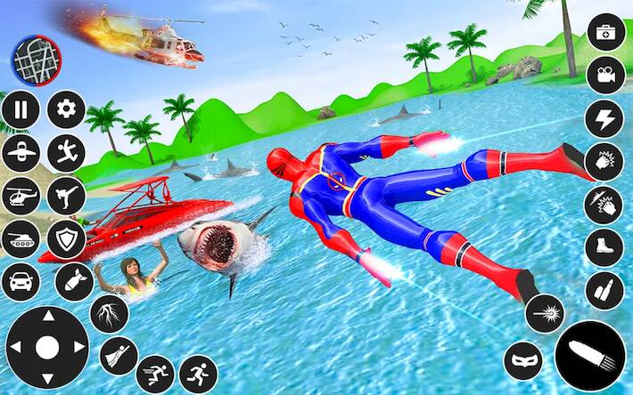 Superhero Rescue: Spider Games