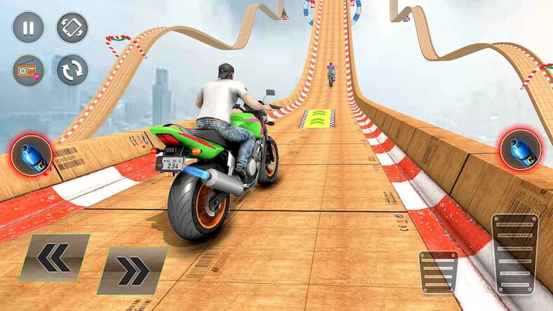 Mega Ramp Stunt Bike Games 3D