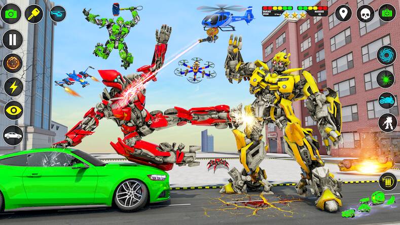 Dino Robot Games Transform Car