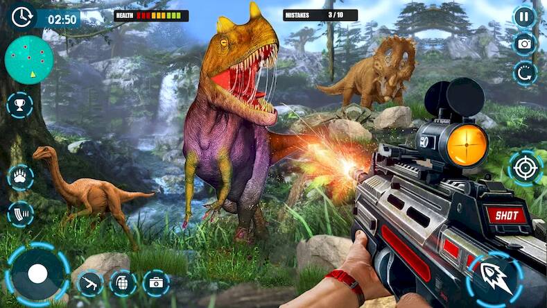 Dinosaur game: Dinosaur Hunter