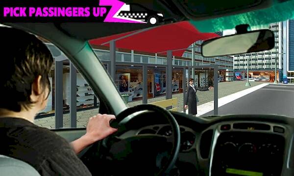 Pink Taxi Driving Game 3D