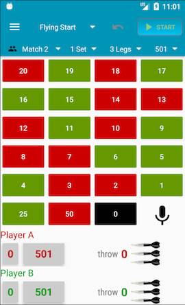 Darts Scorecard