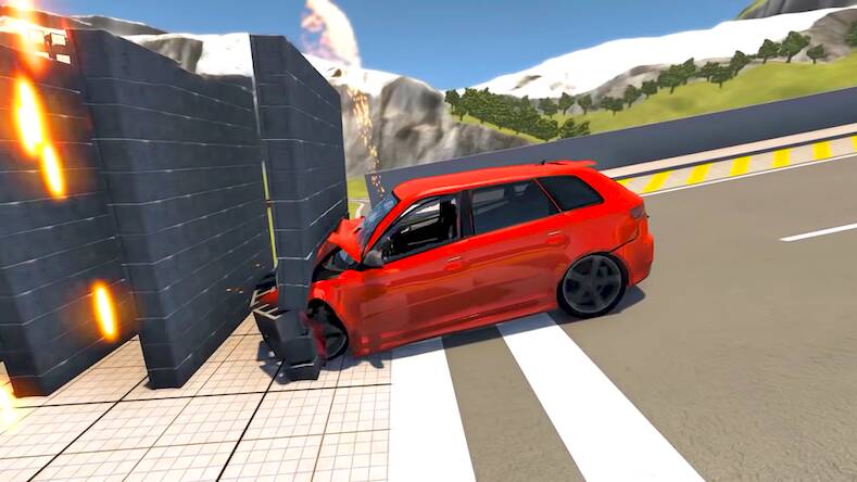 Beam Drive Road Crash 3D Games