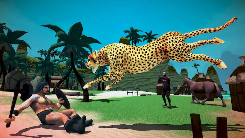 Lion Cheetah Family Simulator