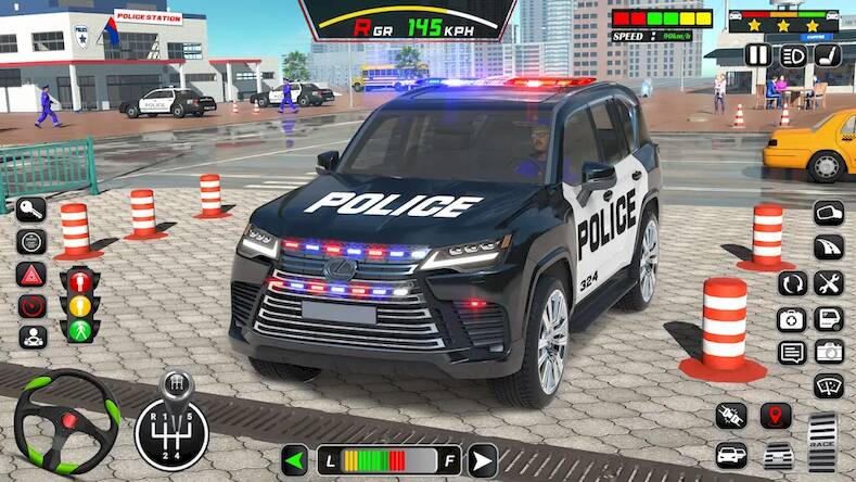 Police Car Driving School Game