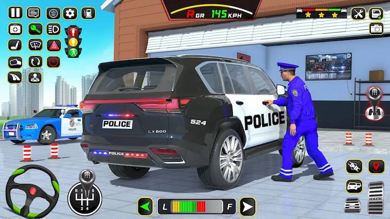 Police Car Driving School Game