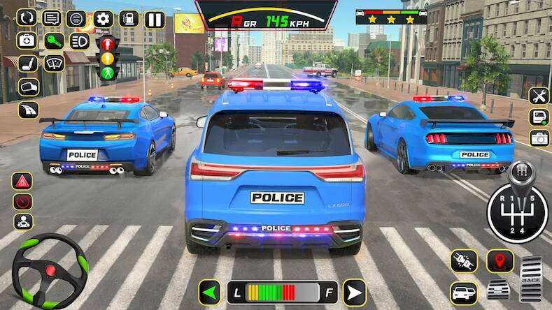 Police Car Driving School Game