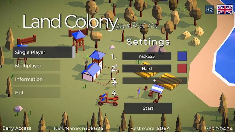 Land Colony: pocket RTS
