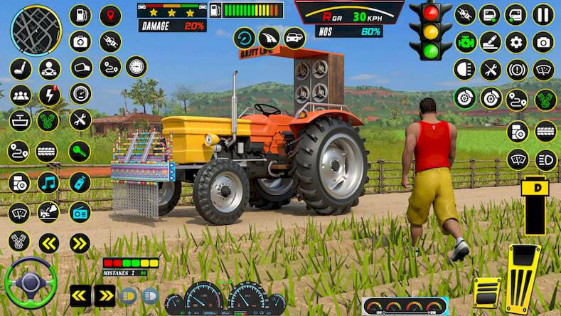 Farming Tractor Game Simulator