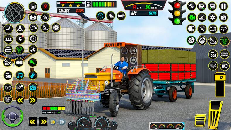 Farming Tractor Game Simulator